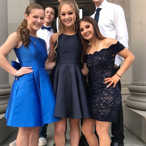 Navy blue Dress - Picture 3 of 5